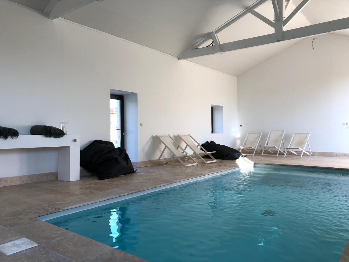 Chateau Bernon Maison D Hotes - Piscine Et Spa Queyrac Exteriör bild