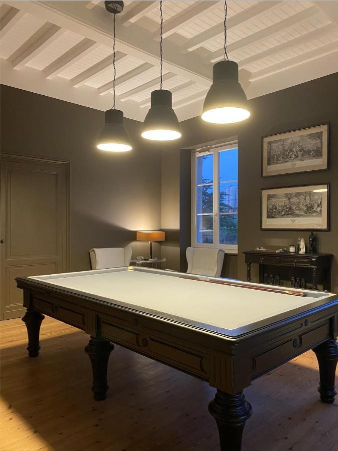 Chateau Bernon Maison D Hotes - Piscine Et Spa Queyrac Exteriör bild