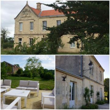 Chateau Bernon Maison D Hotes - Piscine Et Spa Queyrac Exteriör bild